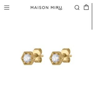 Maison Miru Art Deco Studs